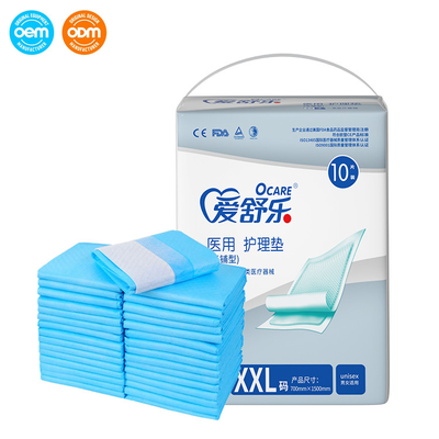 quality Custom Color Disposable Hospital Bed Pads Incontinence Underpads For Elderly Person factory