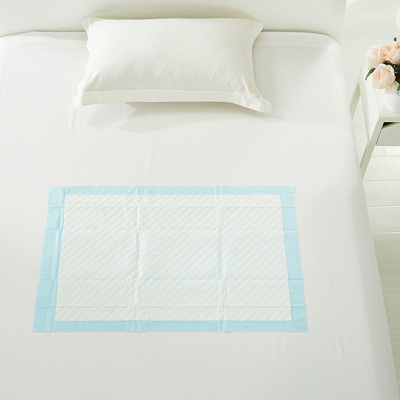 Harga yang bagus Dewasa Padding Tempat Tidur sekali pakai 60x60cm 60x90cm 76x76cm Padding Inkontinensi Fekal 5 Ply on line