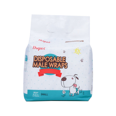 Harga yang bagus Popok Anjing Sekali Pakai Anti Bocor Super Absorben Popok Kelinci Peliharaan Warna yang Dapat Disesuaikan on line